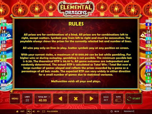 Elemental Dragons :: General Game Rules