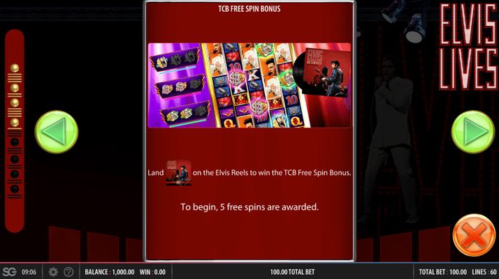 TCB Free Spins Rules