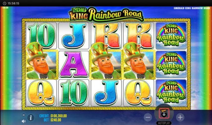 Scatter symbols triggers the free spins bonus feature