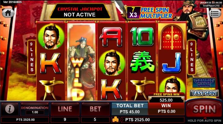 Free Spins Game Board