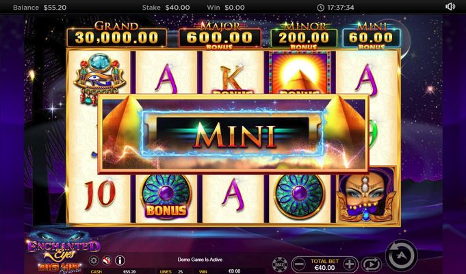 Mini Bonus Jackpot Awarded