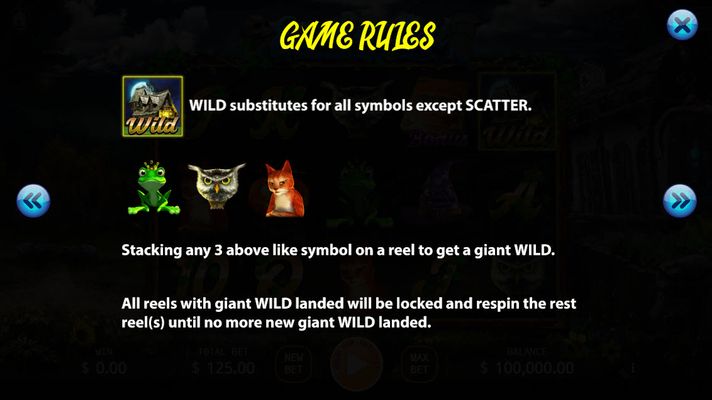 Enchanted :: Wild Symbols Rules