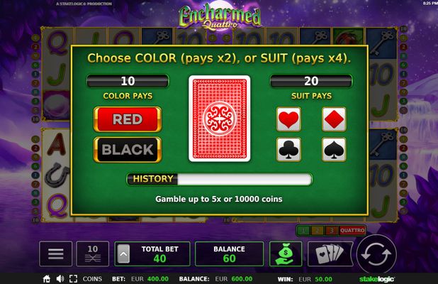 Gamble Feature Gameboard