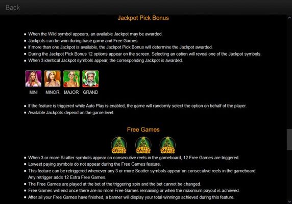 Jackpot Rules