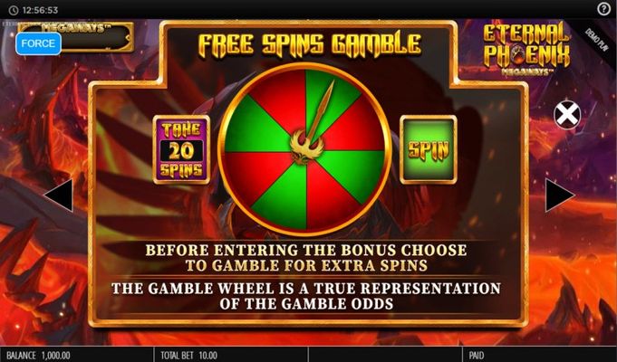 Gamble feature