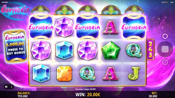 Scatter symbols triggers the free spins feature