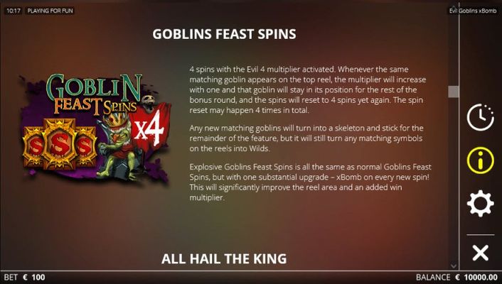Goblins Feast Spins