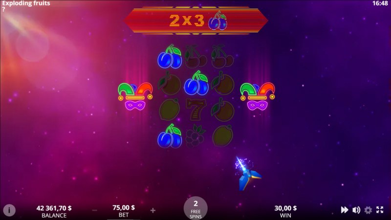 Exploding Fruits :: Galaxy Free Spins
