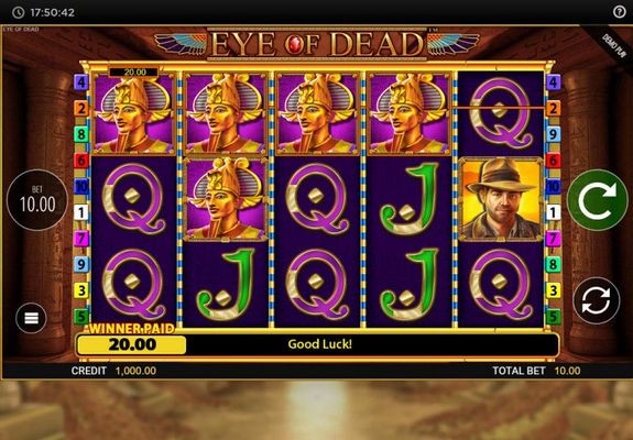 Eye of Dead :: A four of a kind win