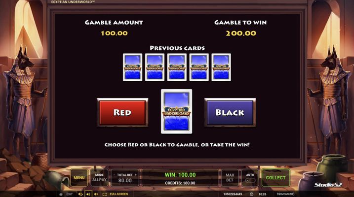 Red or Black Gamble Feature