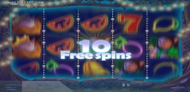 10 Free Spins Awarded