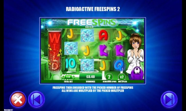 Radioactive Free Spins 2