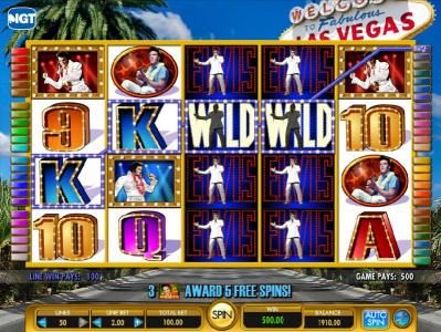 multi payline wins triggers 500 coin big win jackpot