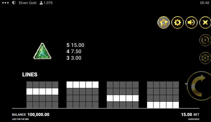 Low Value Symbols Paytable