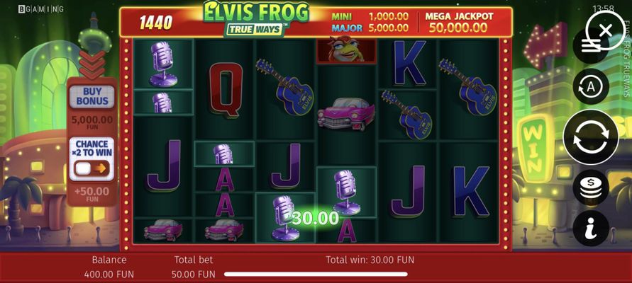 A four of a kind win