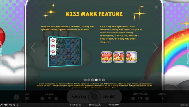 Kiss Mark Feature Rules