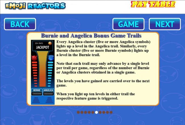 Burnie and Angelica Bonus Game Trails