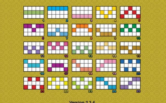 Payline Diagrams 1-25