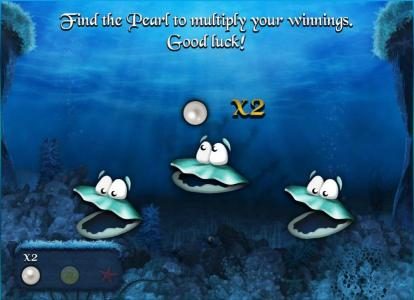 an x2 multiplier is awarded for find the pearl