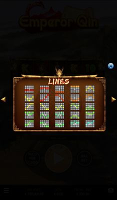 Paylines 1-25