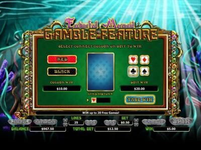 gamble feature game board