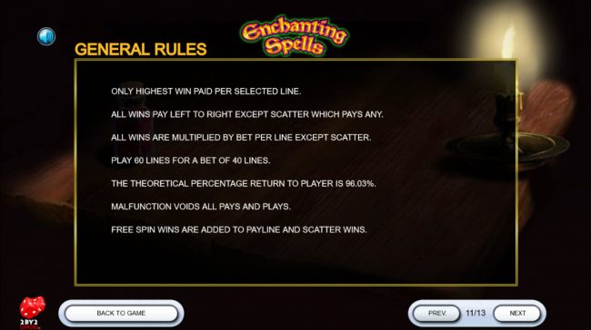 General Game Rules