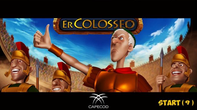 Splash screen - game loading - Ancient Roman Empire Theme