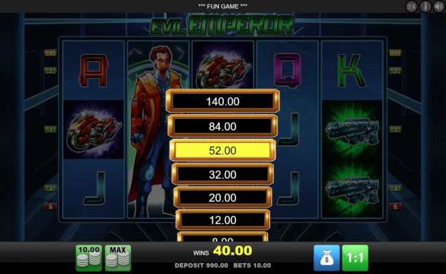 Ladder Gamble Feature Game Board