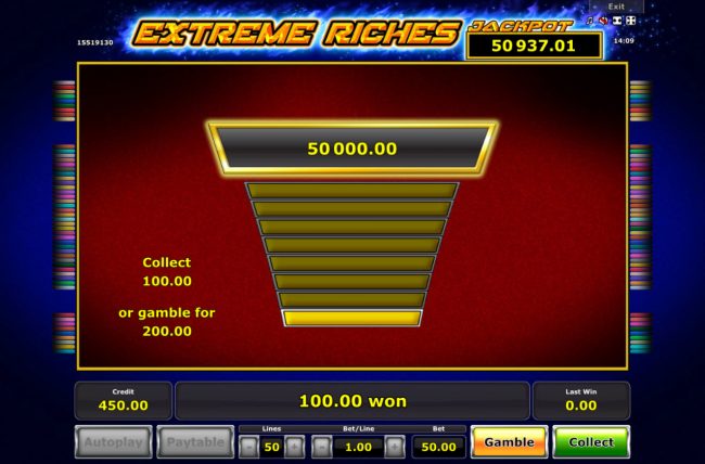 Ladder Gamble Feature Game Board