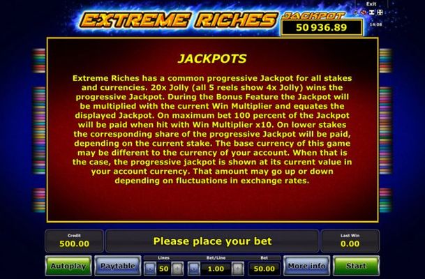 Jackpot Game Rules