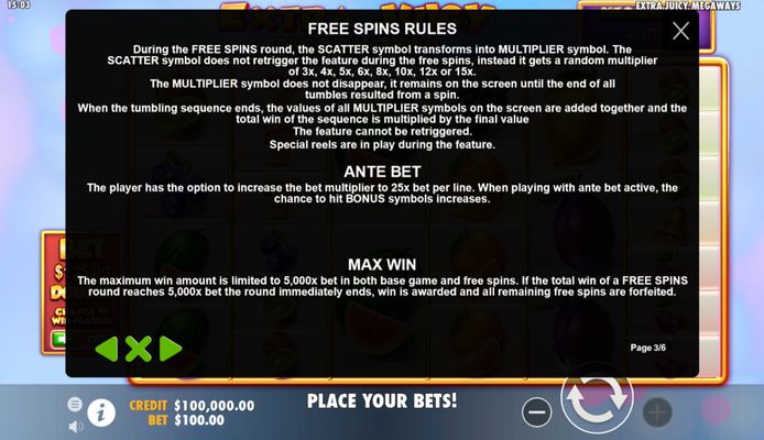 Free Game Feature