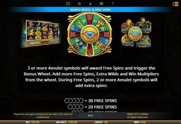 Bonus Wheel and Free Spins Rules