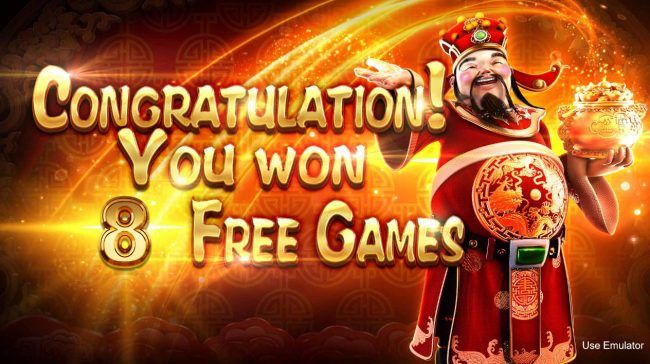 8 Free Spins Awarded