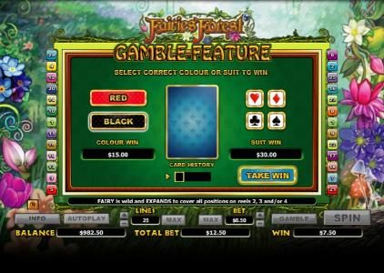gamble feature game board