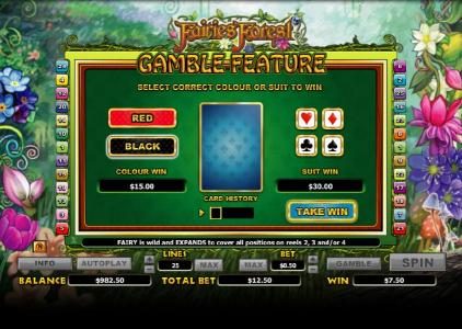 gamble feature game board