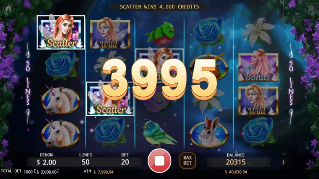 Scatter win triggers the free spins feature