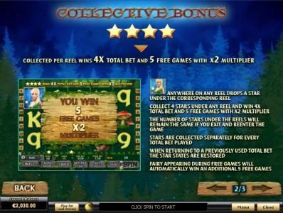 Collective Bonus Feature Game Rules