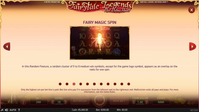 Fairy Magic Spin Games Rules