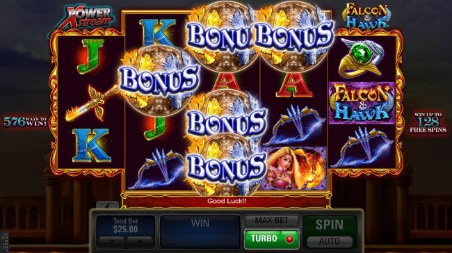 Scatter win triggers the free spins feature