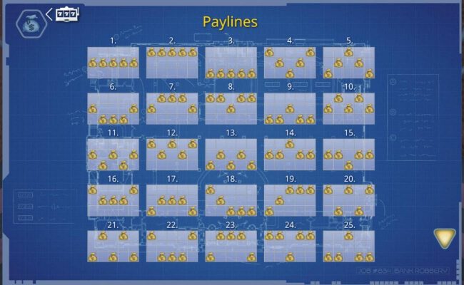 Paylines 1-25