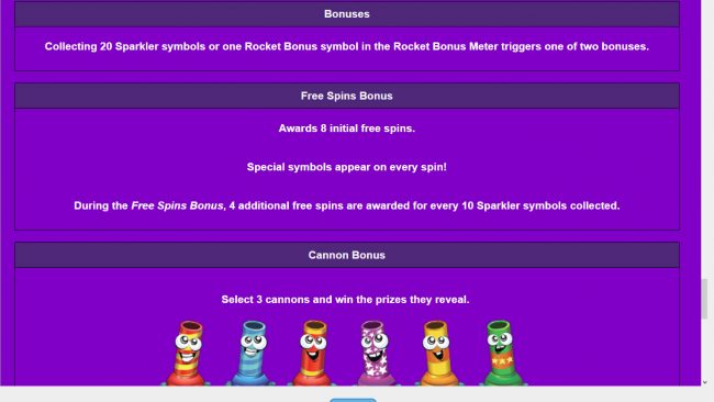 Bonus Game Rules