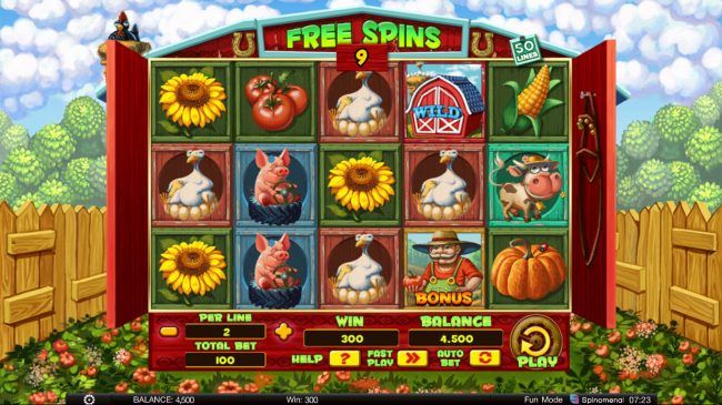 Free Spins Game Board