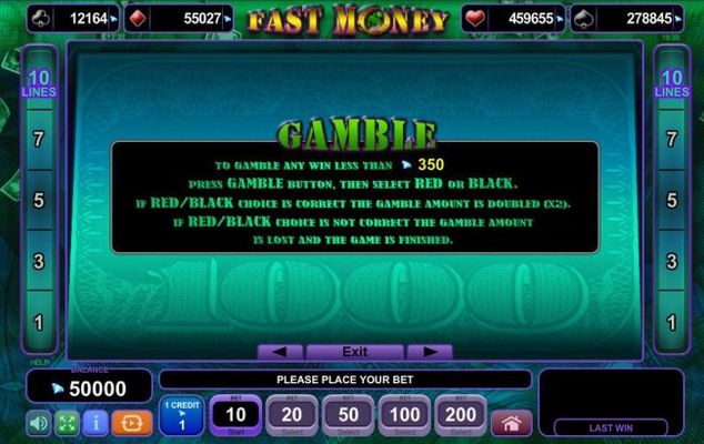 Gamble Feature Rules