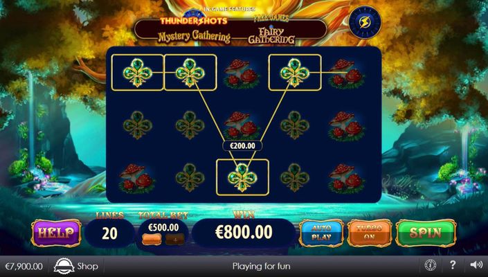 A four of a kind win