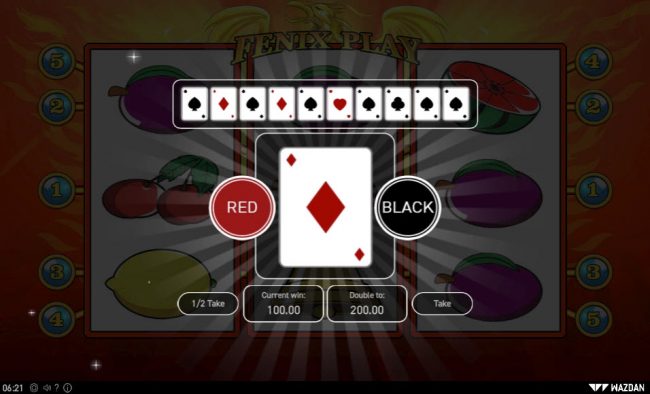 Red or Black Gamble feature
