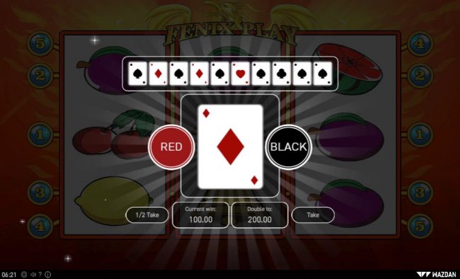 Red or Black Gamble feature