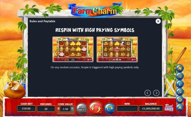 Farm Charm :: Respin with High Paying Symbols