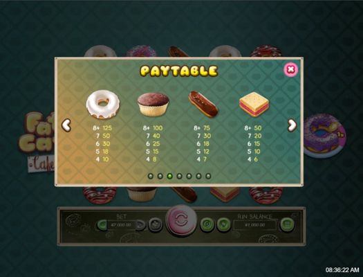 Paytable - Low Value Symbols