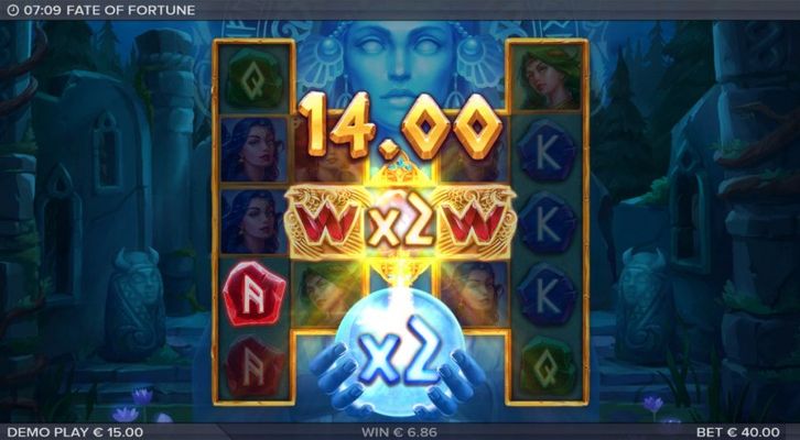 Fate of Fortune :: X2 Win Multiplier applied to winnings