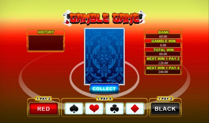 Black or Red Gamble Feature